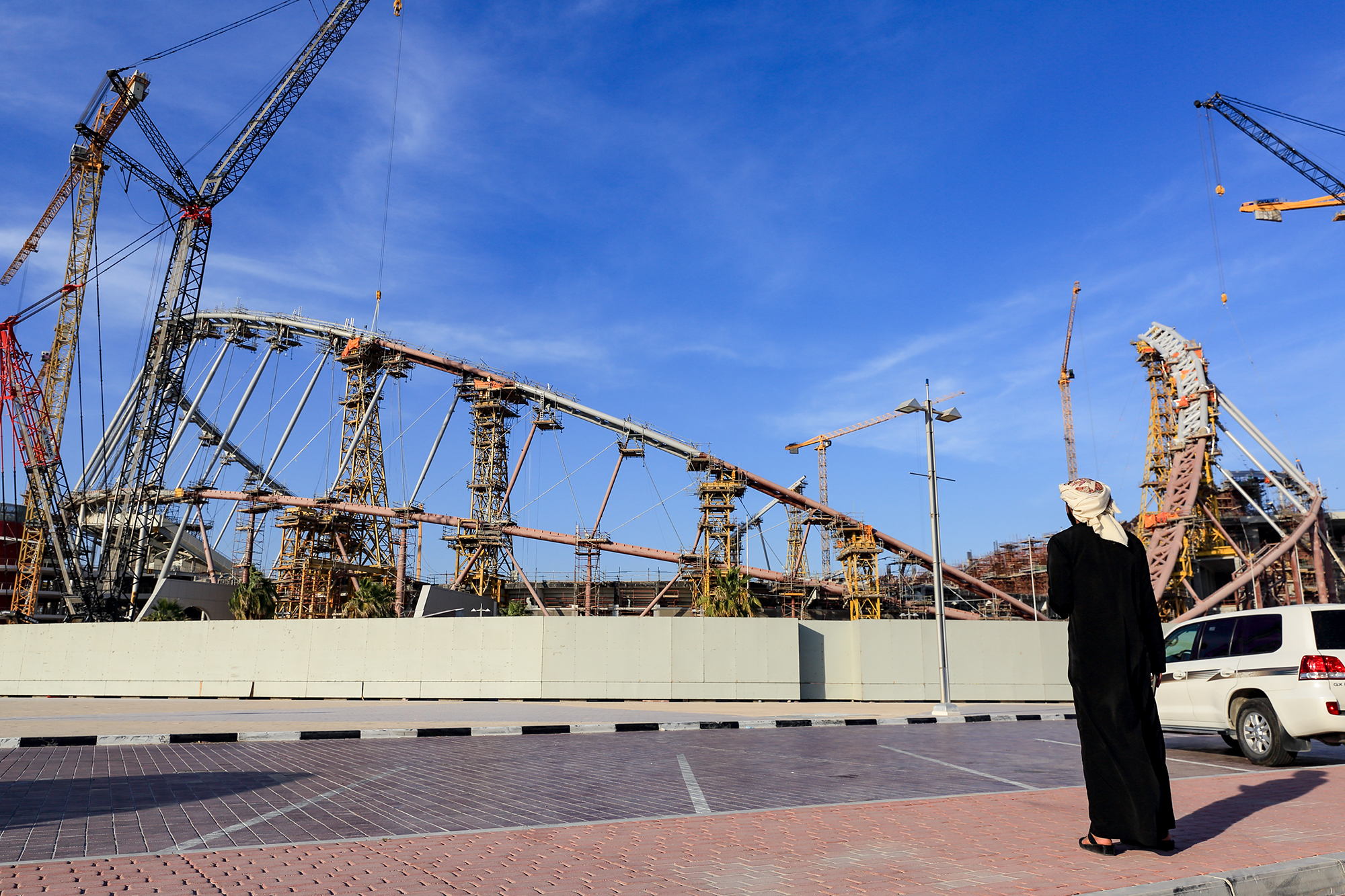 Qatar built seven new stadiums as part of the nation’s massive construction outlay for the 2022 World Cup.
